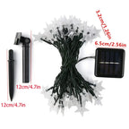 LED Solar Powered Fairy Lights Outdoor Solar Star String Lights For Christmas Patio Garden Yard Porch Wedding Birthday Decor