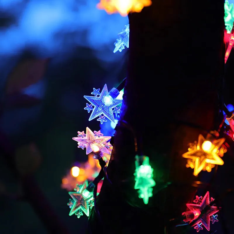 200 Leds Solar Fairy Lights for Garden Decorations Outdoor Christmas String Lights for Yard Decor Waterproof
