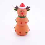 Bite Resistant Squeaky Dog Rubber Toy Latex Chew Toy in Animal Shapes for Puppy Sound Making Pet Supplies for Dogs