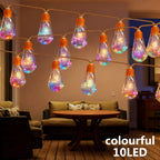 New Arrival! Solar Fairy Lights with 25/15/10 Unbreakable Clear Bulbs - IP44 Waterproof & 8 Modes for Outdoor Bliss!