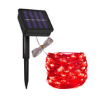Fairy Lights Solar Garden Lights String Lights with 8 Modes Waterproof Wire Lights for Patio Yard Trees Christmas Party