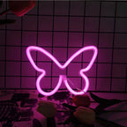 LED Neon Sign with USB/Battery for Bar Bedroom Game Room Wedding Party Wall Decor Christmas Gift Customizable Lighting