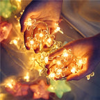 Flower Fairy Lights Battery Operated String Lights Waterproof 10/20/40/80 LED Cherry Blossom Lights For Patry Wedding Decor