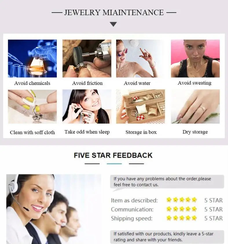 925 Sterling Silver Color Bridal Jewelry Set Classic Cubic Zircon Crystal Pendant  Necklace Stud Earrings for Women Girls Gift
