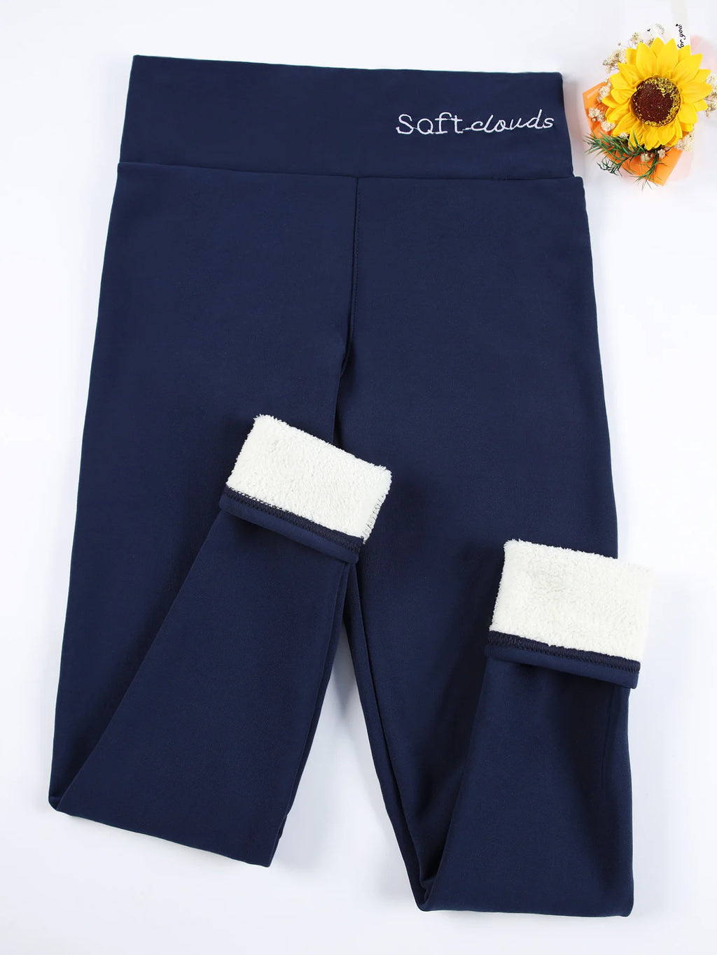 S-XL Autumn Winter Women Fleece Leggings Letter Embroidery Design Warm Velvet Thicken High Waist Butt-Lifting Tights Casual Wear