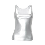 Solid Tank Top Women Edgy Clothes Y2k Accessories Sleeveless Ropa De Mujer Square Collar Camison Verano Korean Fashion Clothing