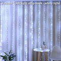 Led Fairy String Curtain Lights 8 Modes Remote USB Valentine's Day Decoration Home Festival New Year Lights with Remote Control Curtain Light String 8 Lighting Modes, Fairy Lights, Copper Wire Lights, Christmas Party, Wedding