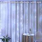 Led Fairy String Curtain Lights 8 Modes Remote USB Valentine's Day Decoration Home Festival New Year Lights with Remote Control Curtain Light String 8 Lighting Modes, Fairy Lights, Copper Wire Lights, Christmas Party, Wedding